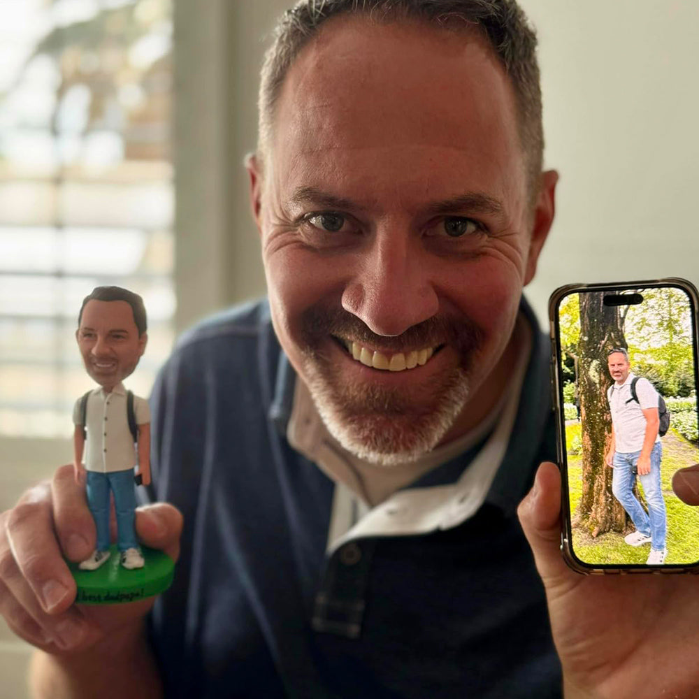 Custom Full-Body Bobblehead – Make Any Person or Couple from Your Photo