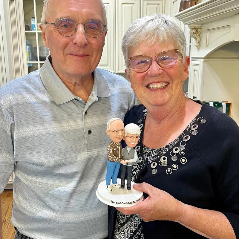 Custom Full-Body Bobblehead – Make Any Person or Couple from Your Photo